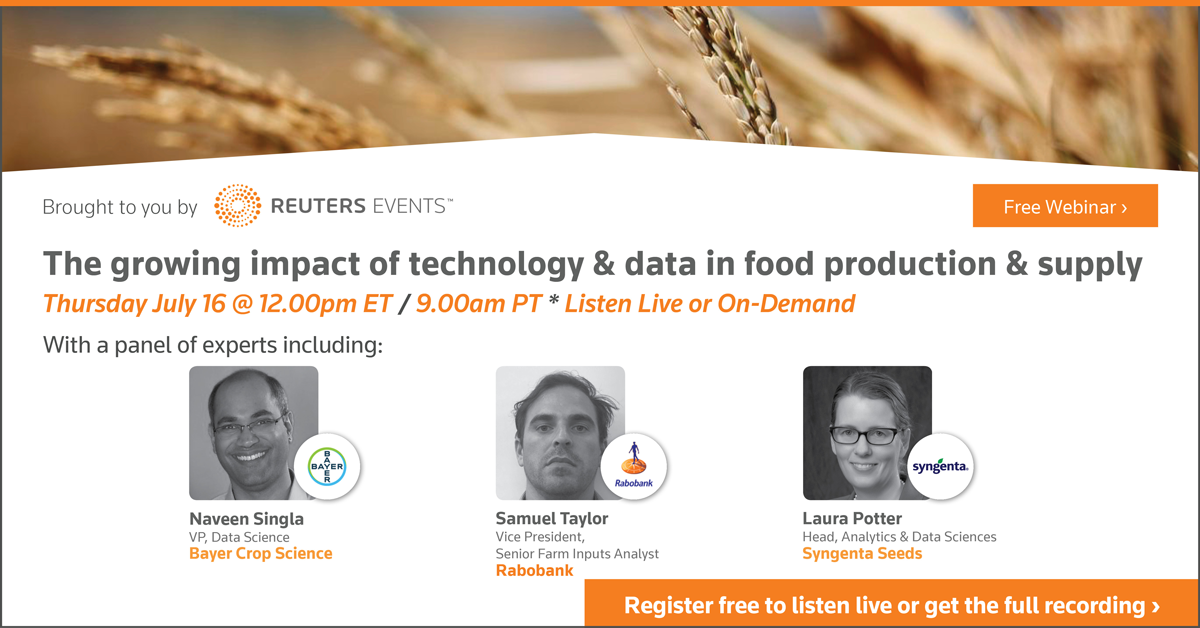 Exploring the growing impact of technology and data on agriculture and food