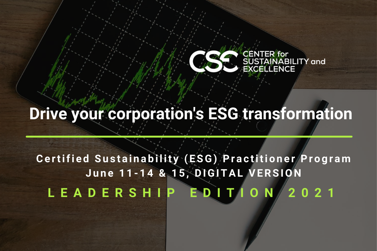 Drive your corporation’s ESG transformation