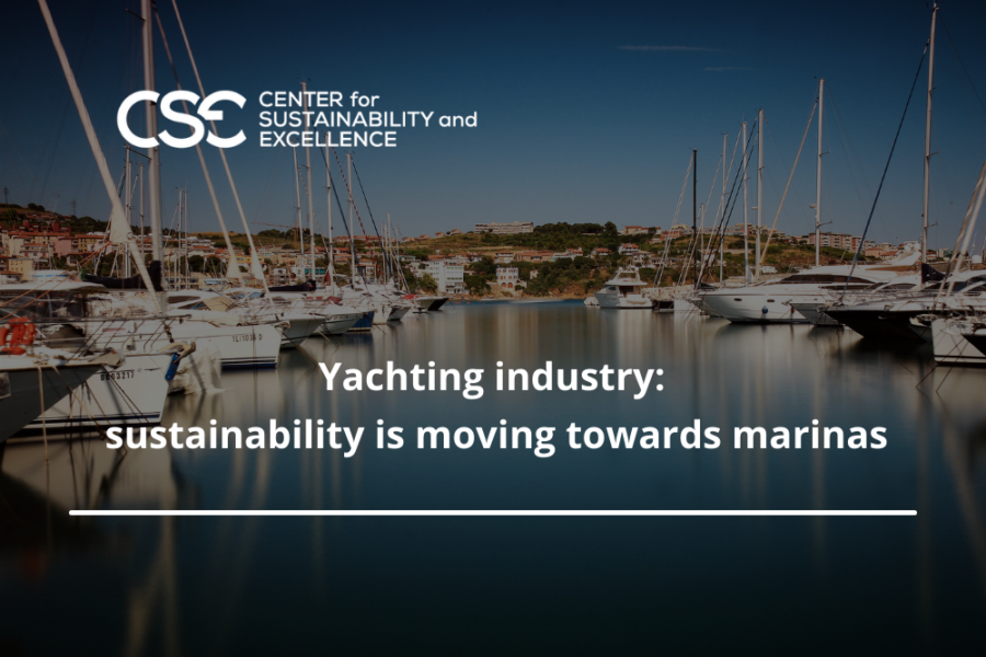 Yachting industry: sustainability is moving towards marinas