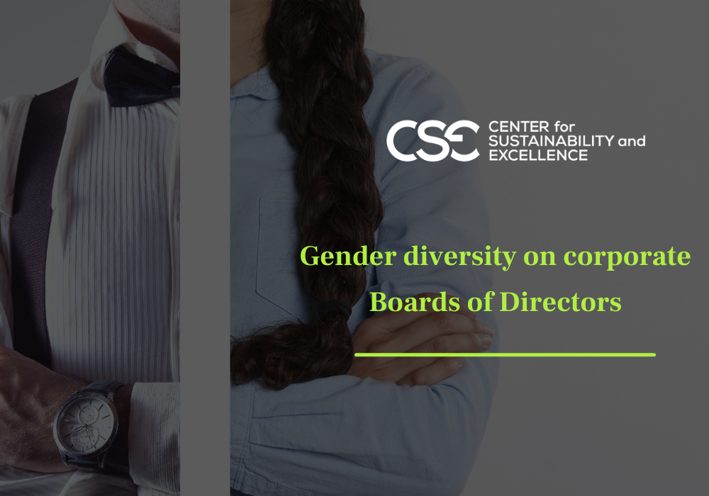 Gender diversity on corporate Boards of Directors