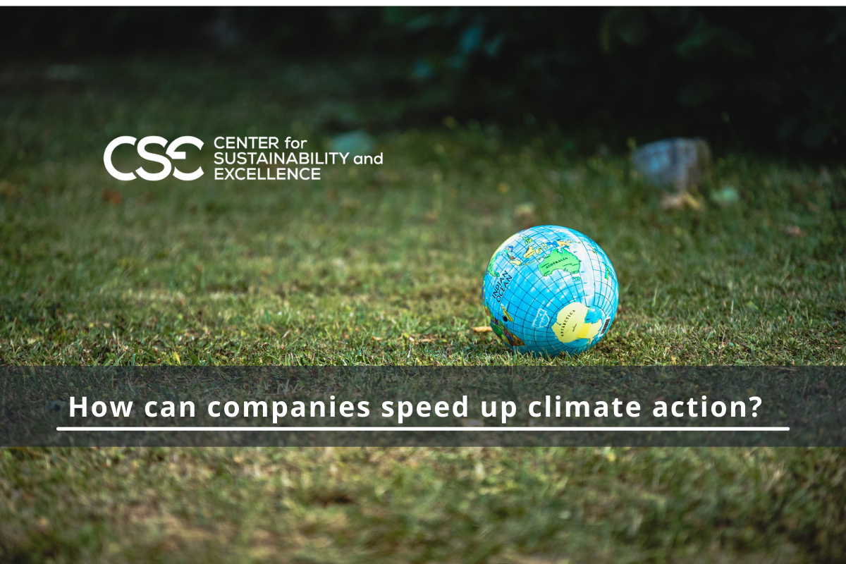 How can companies speed up climate action?