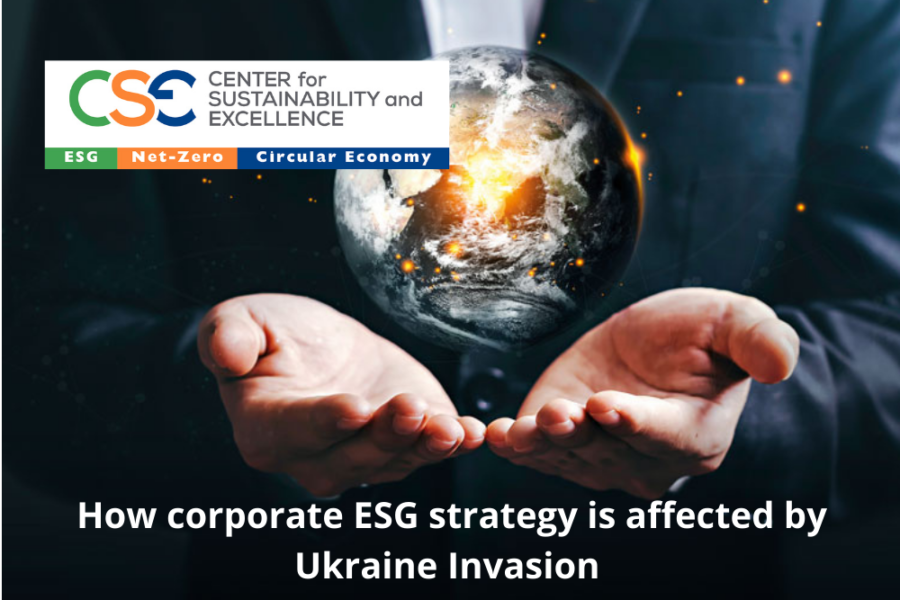 How corporate ESG strategy is affected by Ukraine Invasion