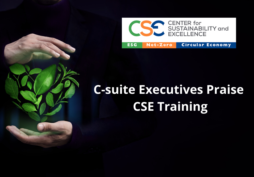 CSE Executive Sustainability & ESG Training: Another Success Story   