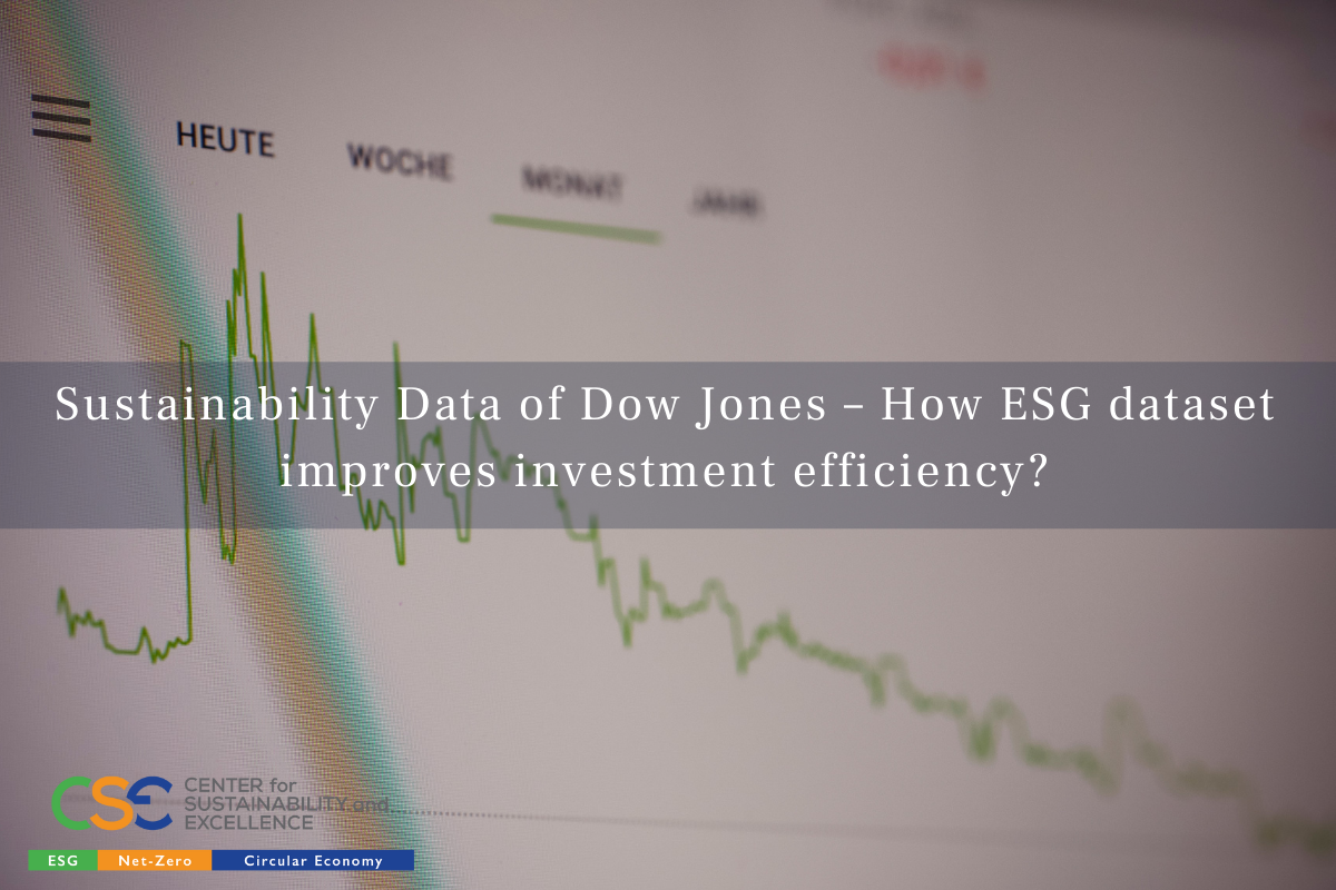 Données de durabilité du Dow Jones - Comment les données ESG améliorent-elles l'efficacité des investissements ?
