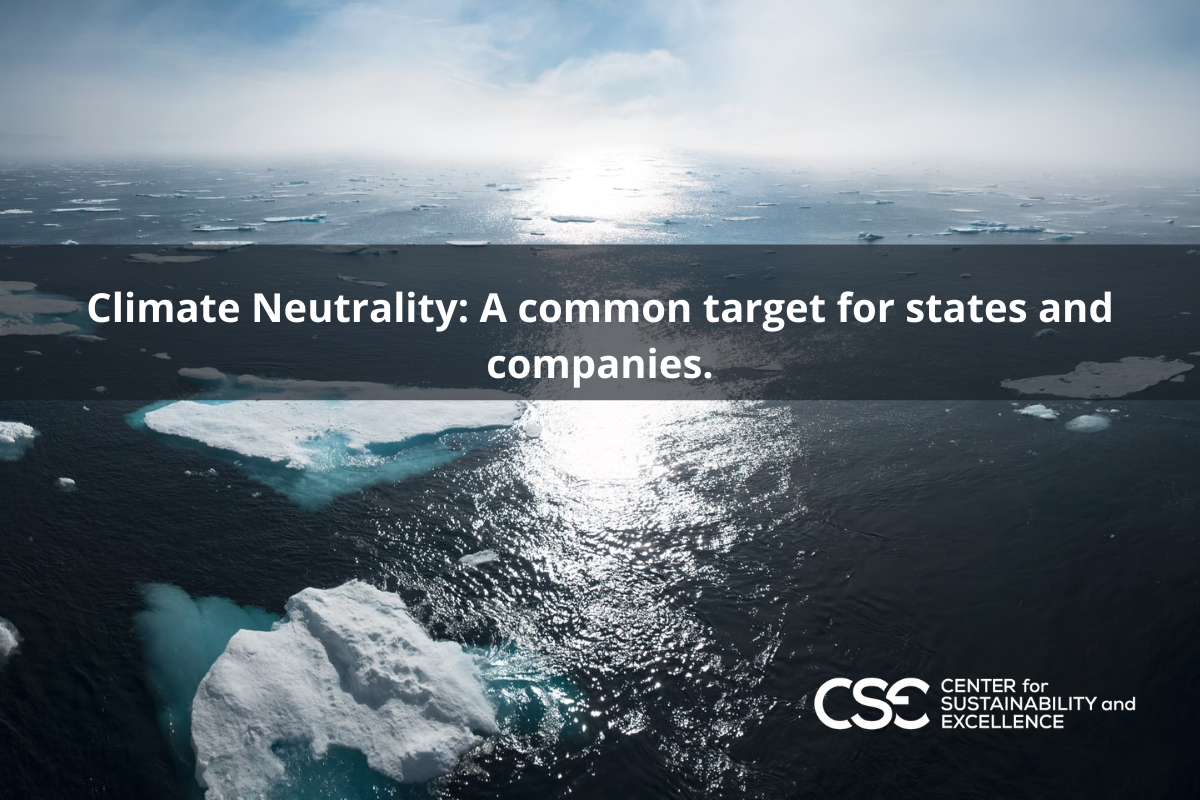 Climate neutrality: a common target for states and companies