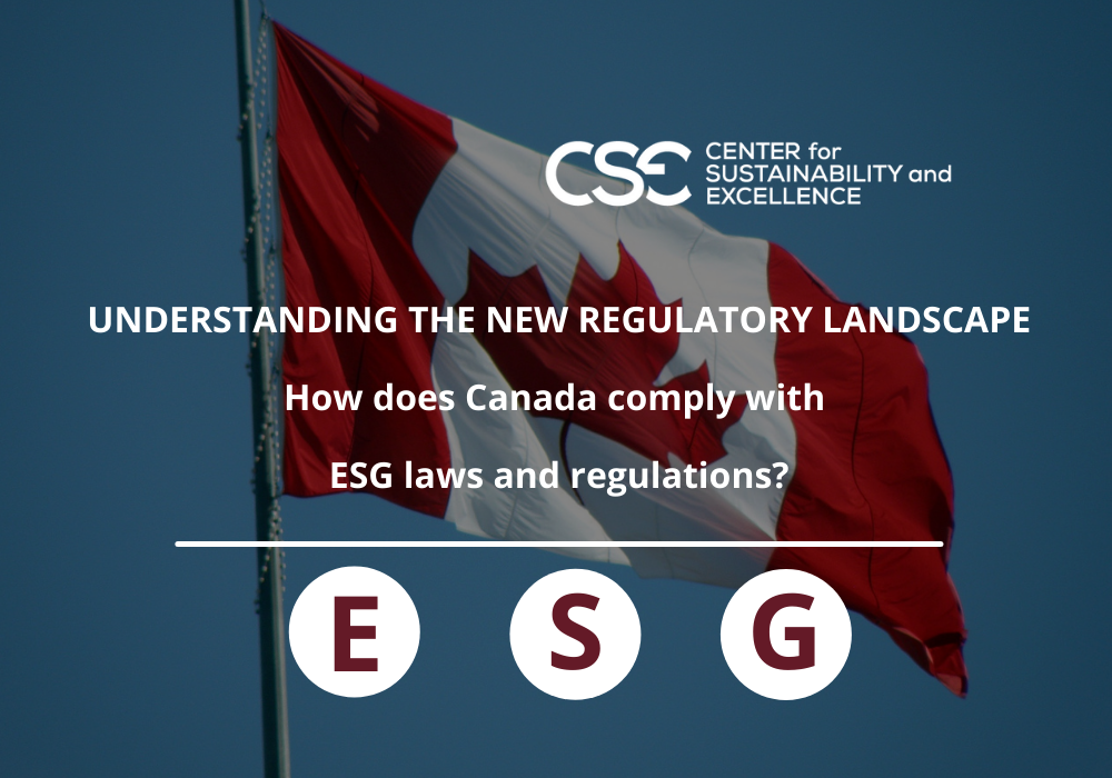 How does Canada comply with ESG laws and regulations?