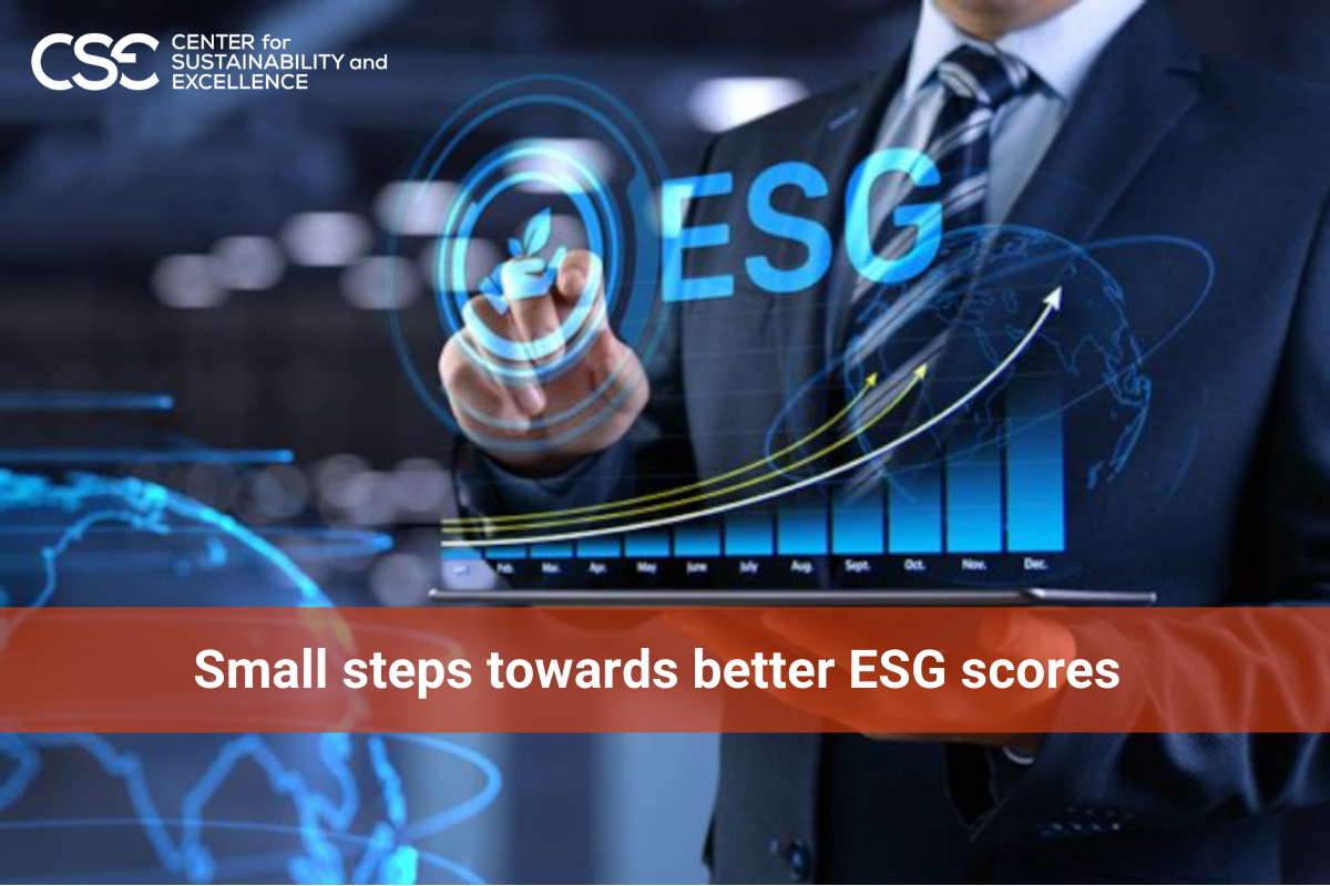 De petits pas vers de meilleures notes ESG