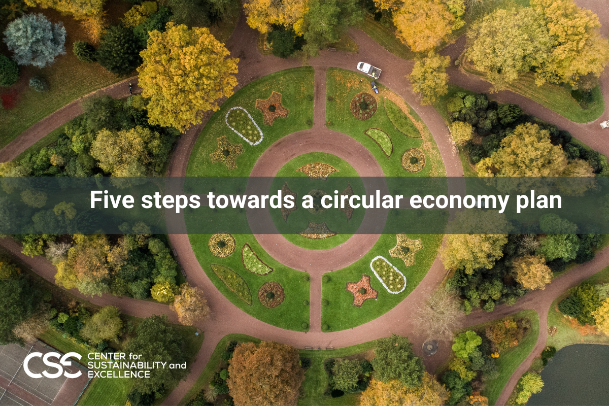 Cinq étapes vers un plan d'économie circulaire
