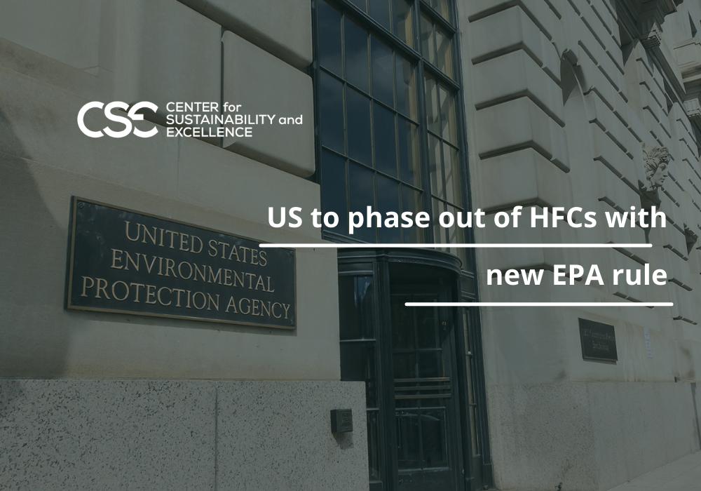 US to phase out of HFCs with new EPA rule