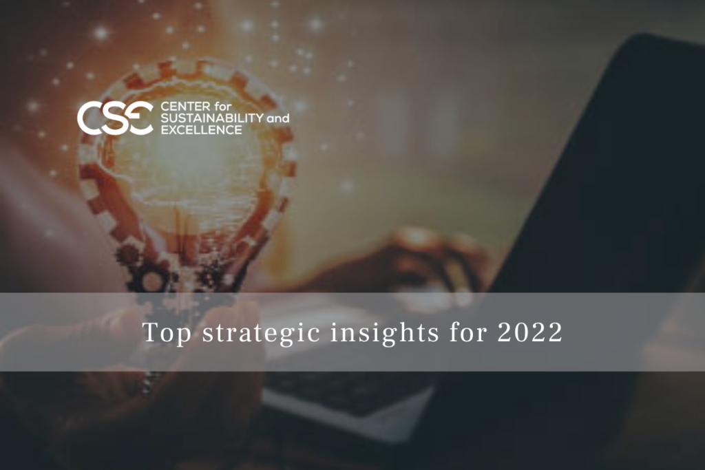 Principales perspectives stratégiques pour 2022