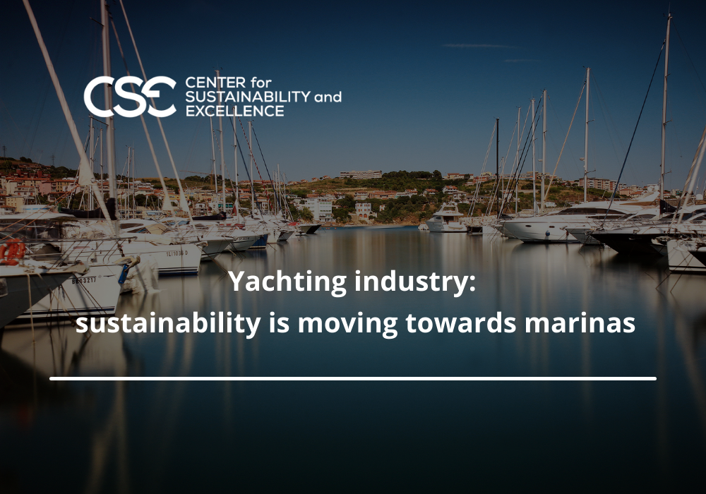 Yachting industry: sustainability is moving towards marinas