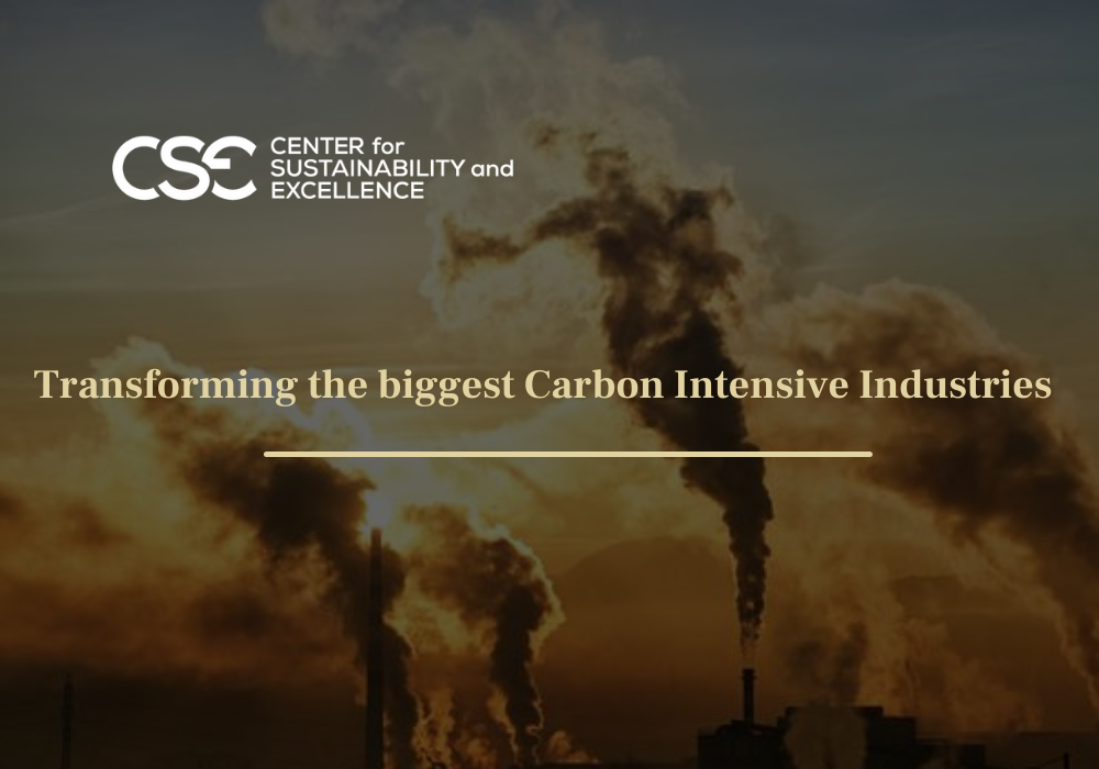 Transforming the biggest carbon emitting sectors for a zero-carbon future