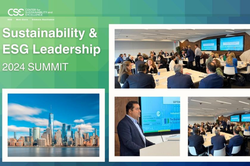 CSE’s 2024 Sustainability and ESG Leadership Summit Brings Global Leaders