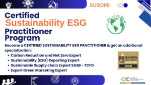 Europe | Certified Sustainability (ESG) Practitioner Program, Advanced Edition 2024