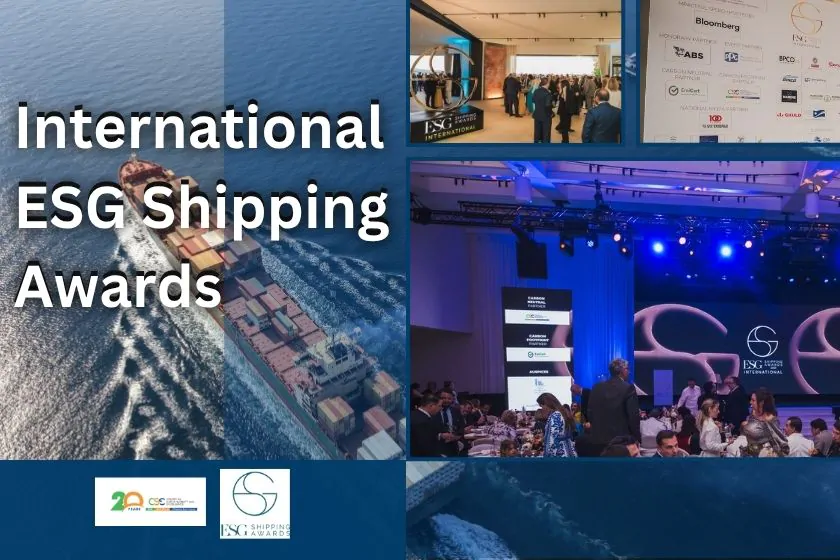 Le CSE s'associe aux International ESG Shipping Awards pour la neutralité carbone