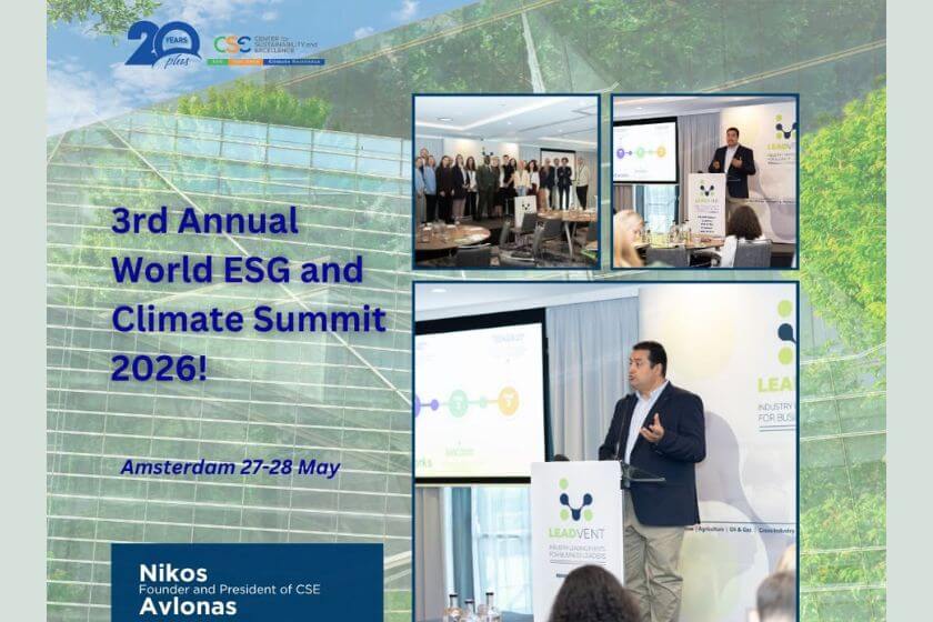 CSE Highlights Product Circularity at the 3rd Annual World ESG & Climate Summit 2026